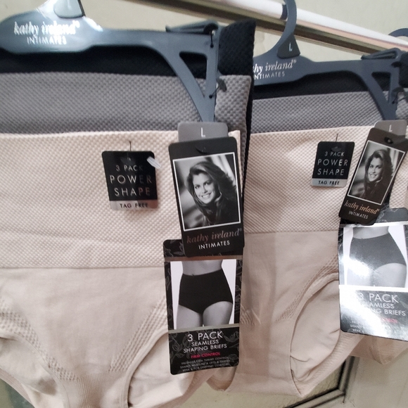 NWT Kathe Ireland Intimates; 3Pk PowerShape;TagFree; Hi Waist, Sz M & L $35 each - Picture 8 of 9